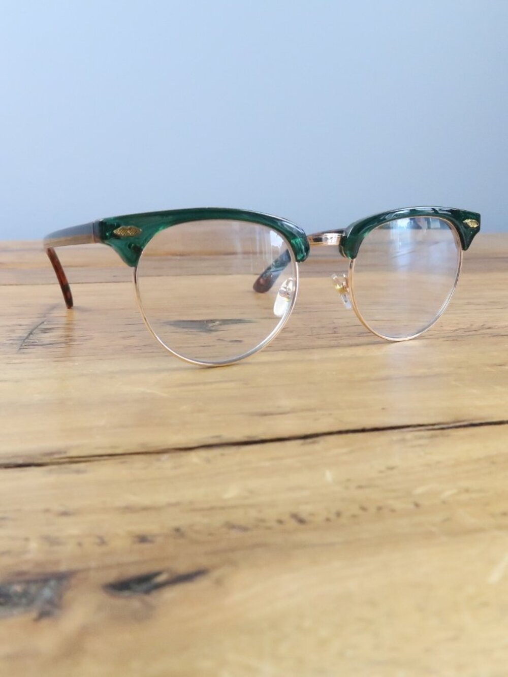 RETRO TRENDY GREEN WITH TORTOISESHELL GLASSES +1.75 NWT